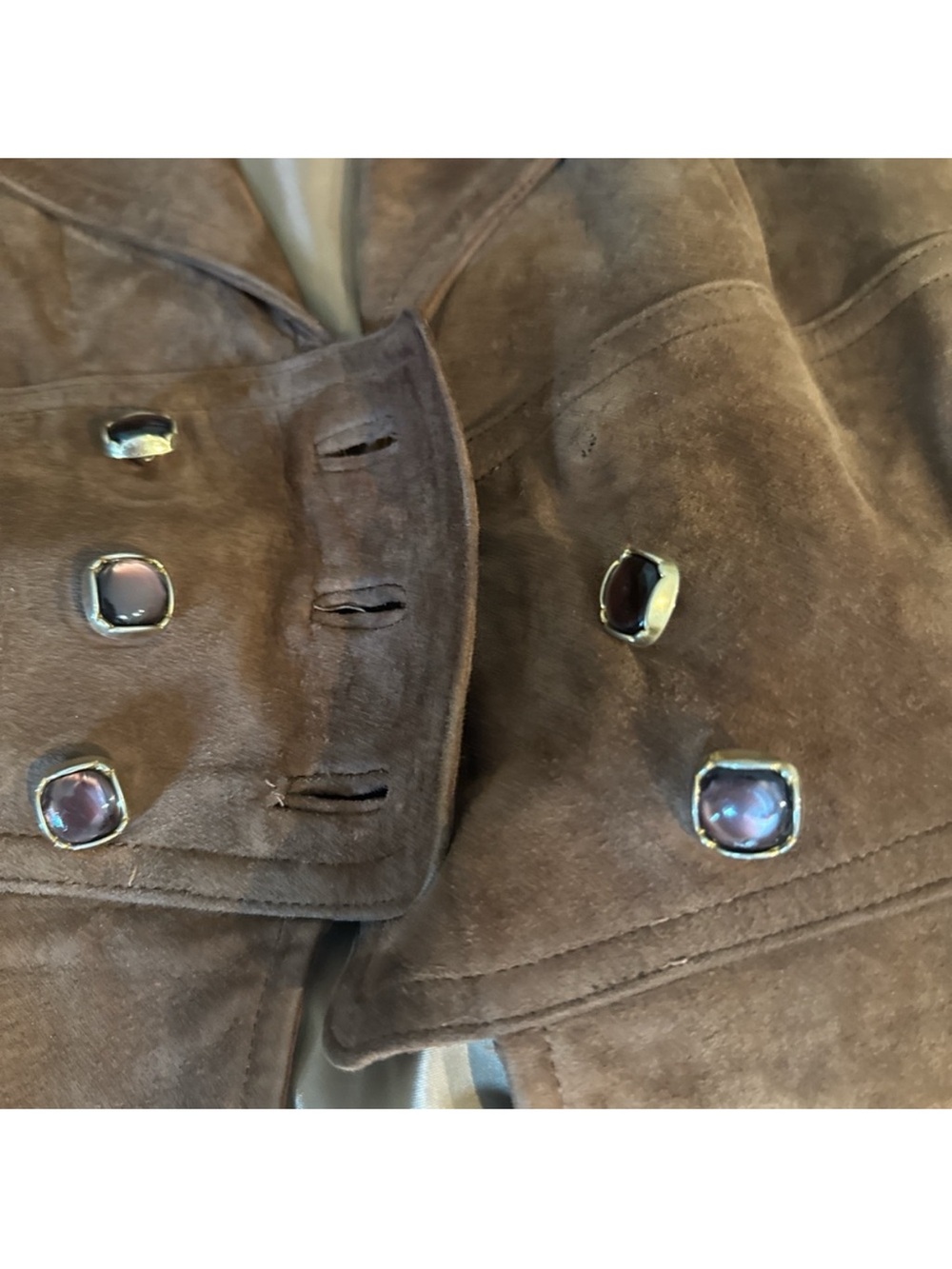 Vintage Suede Trenchcoat - Picture 6 of 8